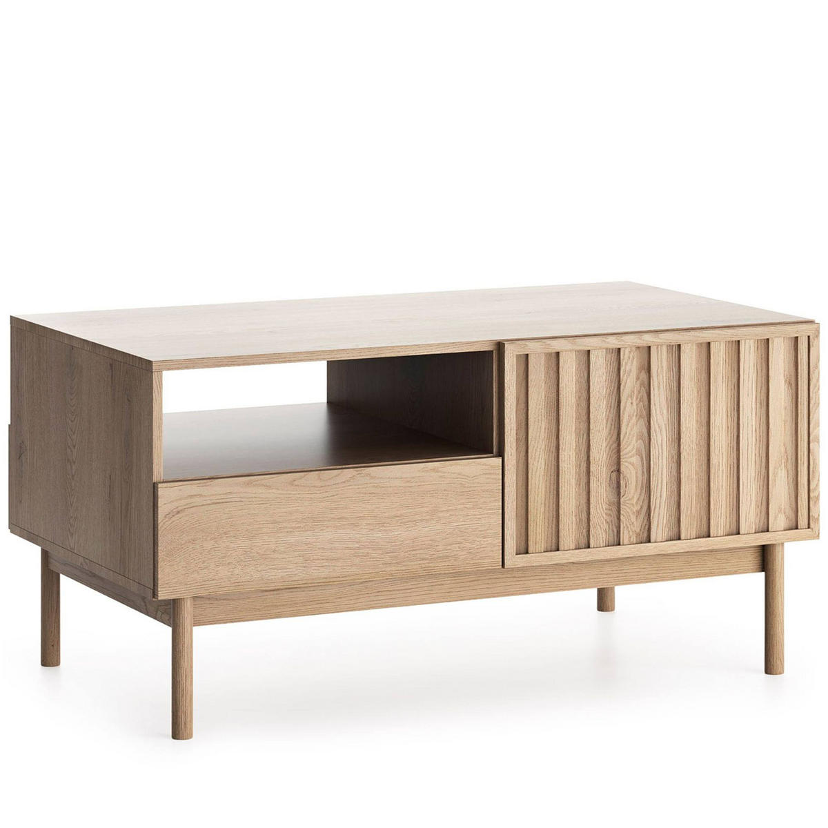KAFFEETISCH HARMA,Eichefarben - Eichefarben, Holzwerkstoff (64/106/53cm) - KONSIMO®