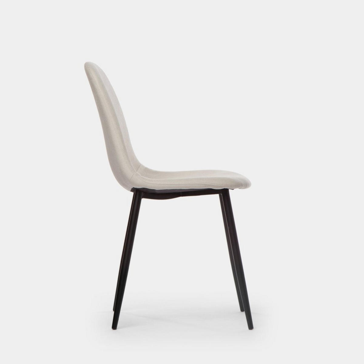 ESSZIMMERSTUHL Ellis Beige 45 cm x 86 cm - Sandfarben, Textil (45/86/52cm)