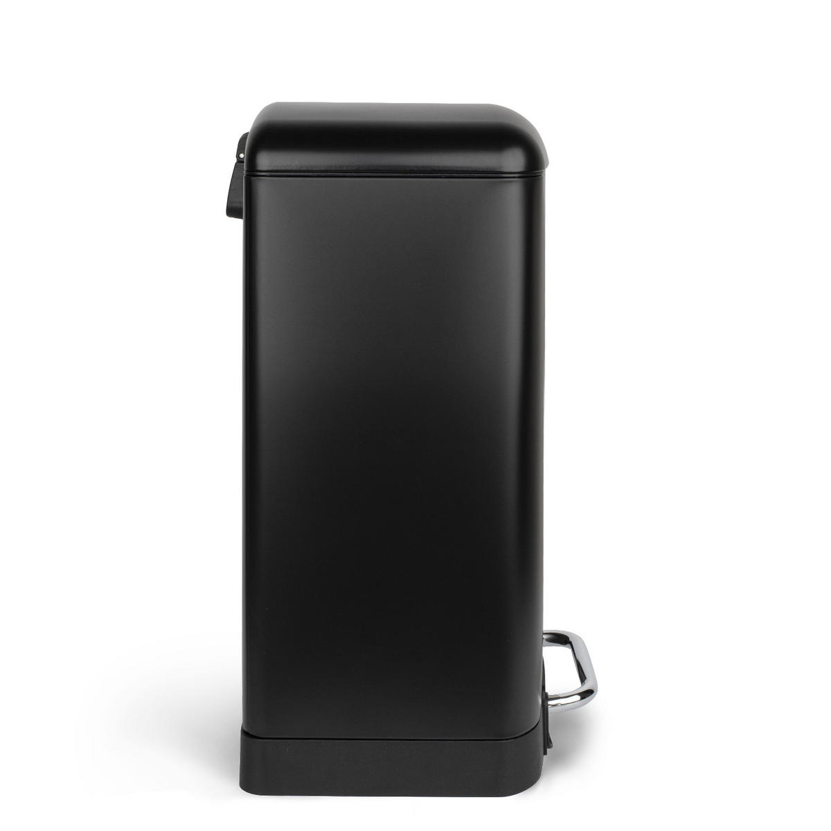 TRETMÜLLEIMER 20L - black edition N°505 - Schwarz, Metall (30/52.5/29cm) - Les Collectors