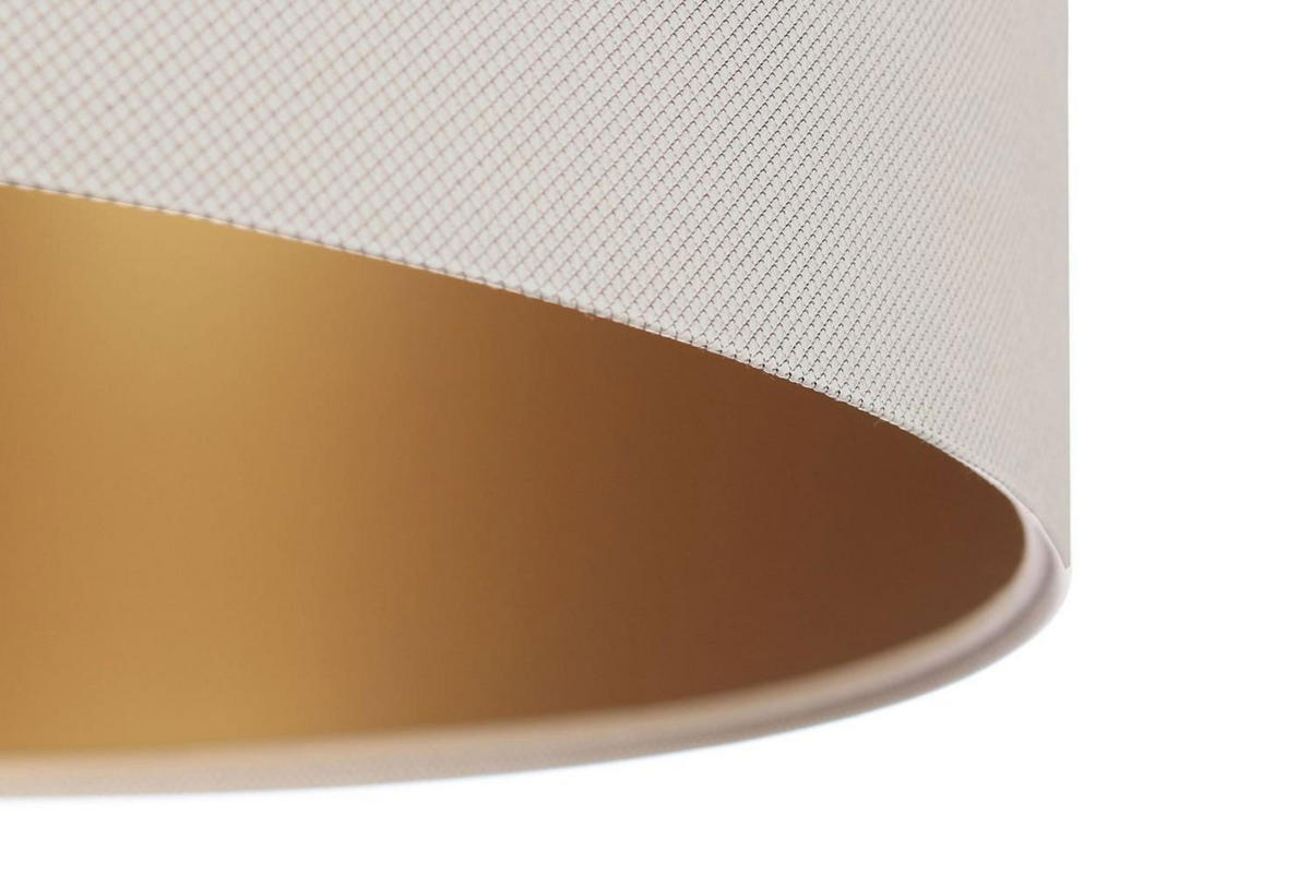 HÄNGELEUCHTE Gold 50/25 cm - Beige/Goldfarben, Kunststoff (50/0.8/25cm) - ONZENO