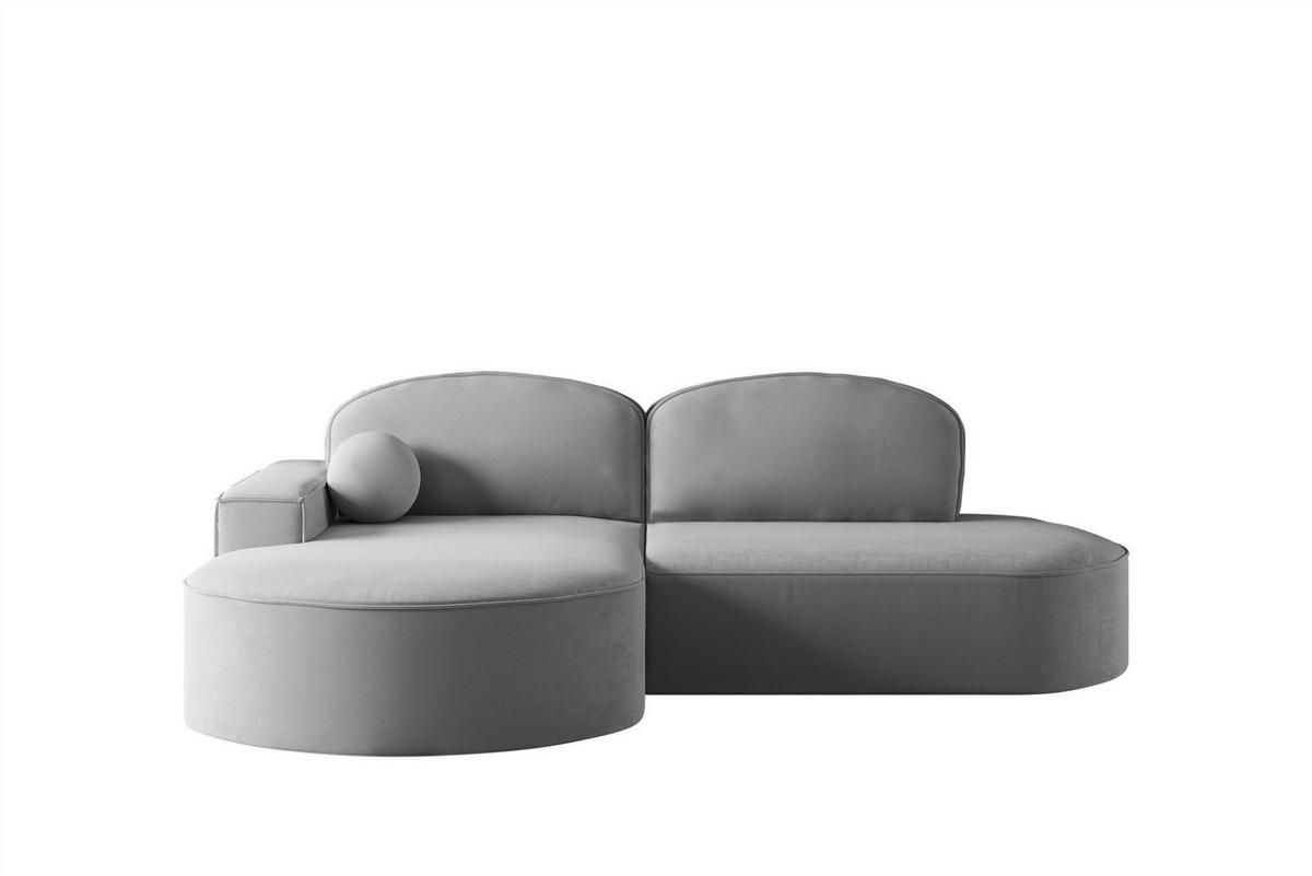 ECKSOFA Girona Mit Schlaffunktion - Dunkelgrau, Holzwerkstoff/Textil (278/179cm) - Fun Möbel