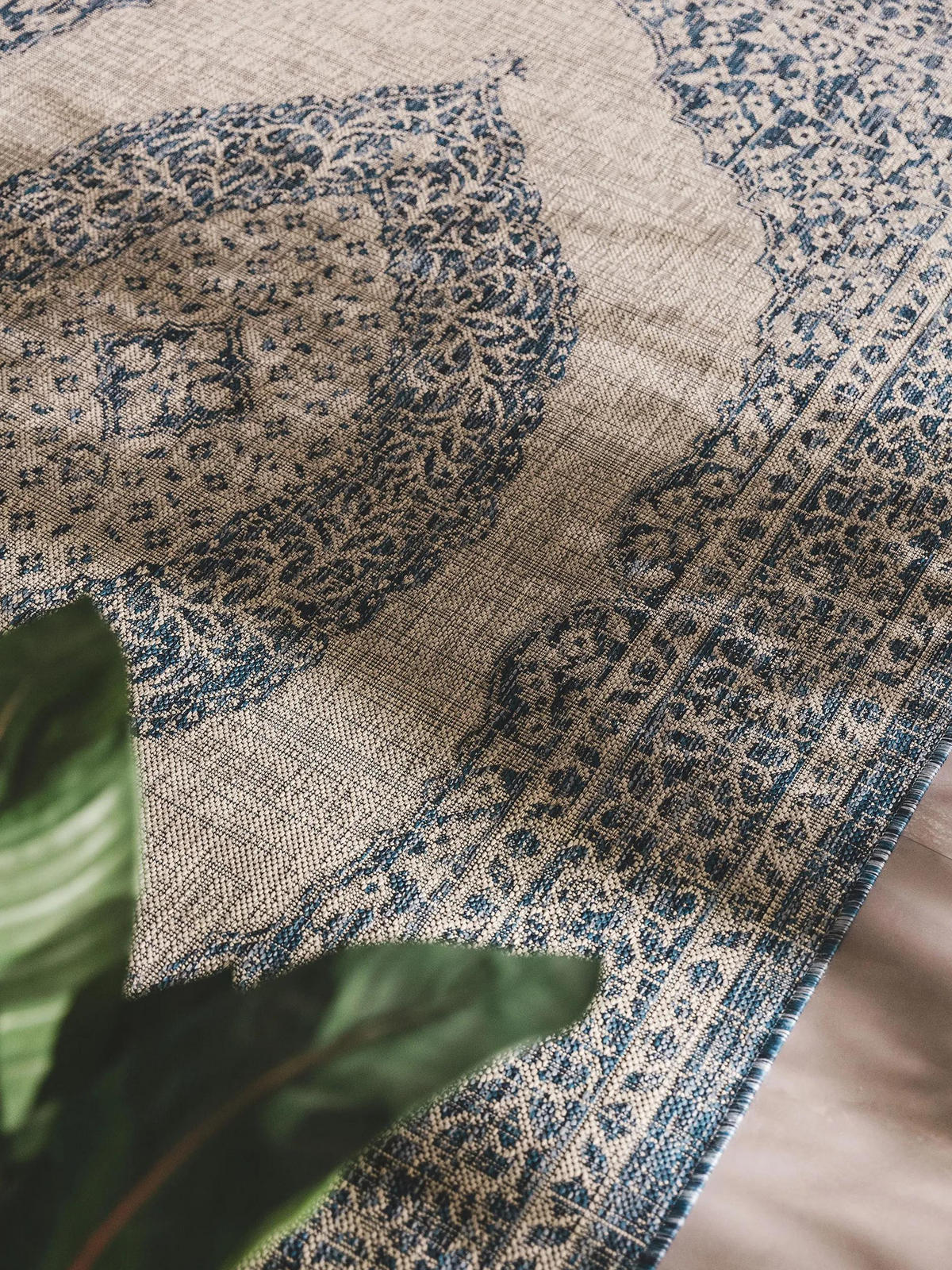 OUTDOORTEPPICH Cleo Blau 80x150 cm - Blau, Textil (80/150cm) - benuta Nest