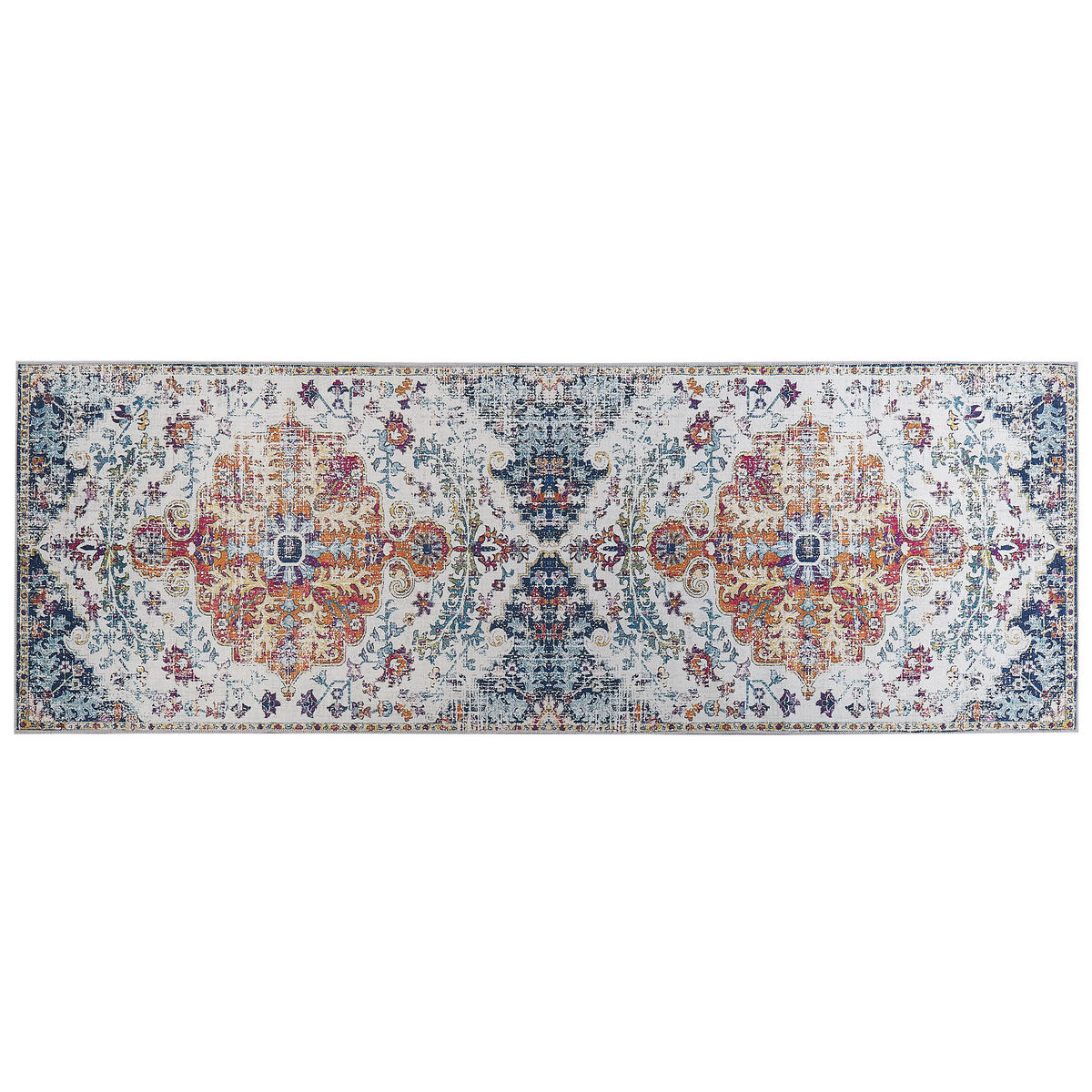 VINTAGE-TEPPICH Enayem 200/70 cm - Multicolor, Kunststoff (70/200cm) - Beliani