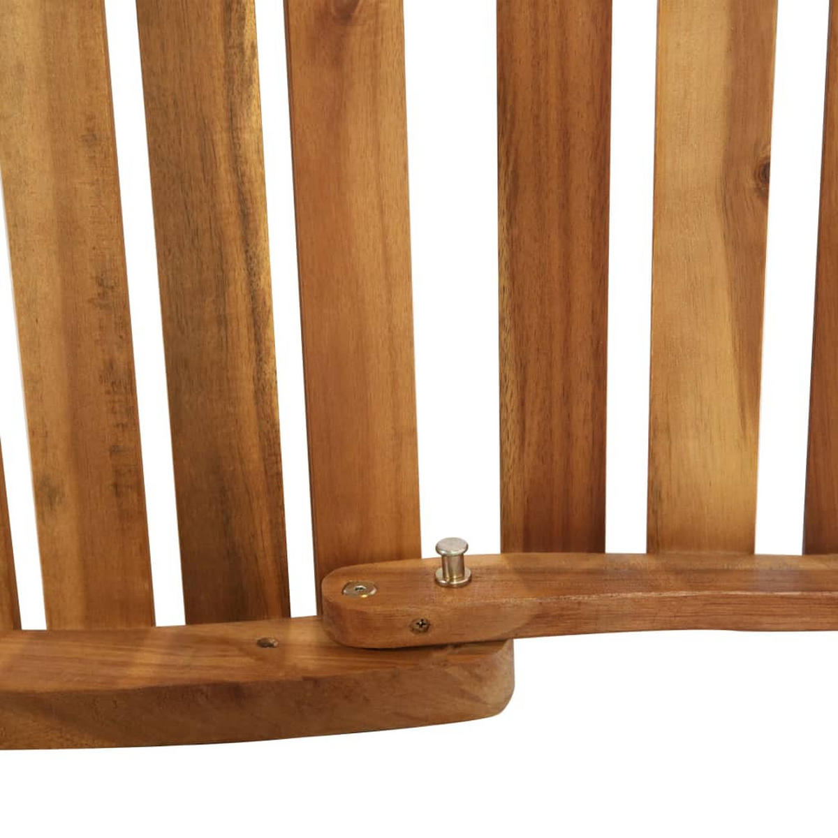 SONNENLIEGE Mit Auflage Massivholz Akazie Dunkelgrau - Dunkelgrau/Grau, Holz/Textil (55/64/184cm) - vidaXL