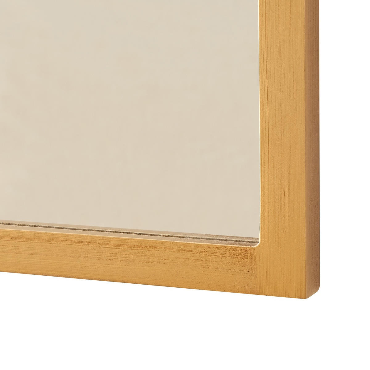 WANDSPIEGEL Villalago - Goldfarben, Glas/Holzwerkstoff (60/80/1.8cm) - [en.casa]