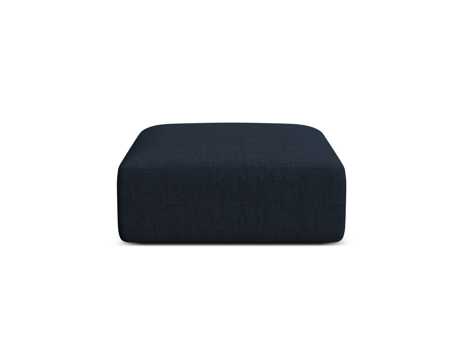 POUF Campi aus strukturiertem Stoff königsblau - Dunkelblau, Textil (90/40/90cm) - Cosmopolitan Design