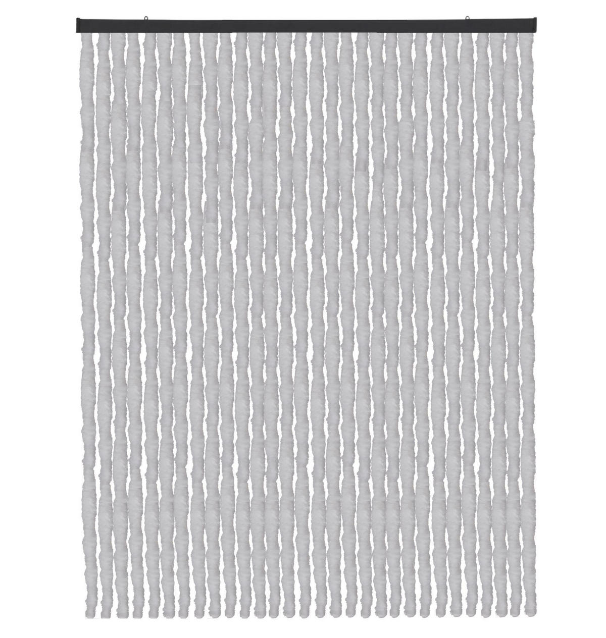 FLAUSCHVORHANG (140x200 cm) Türvorhang in "Hellgrau" - Hellgrau, Kunststoff (140/2/200cm) - Arsvita