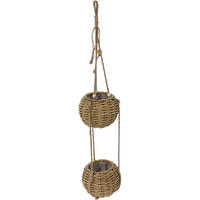 BLUMENTOPF 72 cm - Braun, Naturmaterialien (10/72cm)