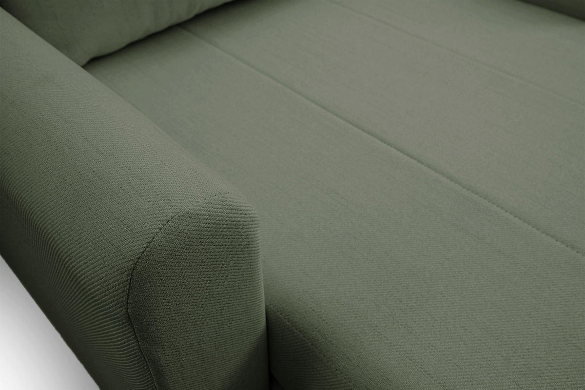 SCHLAFSESSEL Dejano Salbeigrün 75x196 cm - Schwarz/Hellgrün, Holz/Textil (103/90/115cm) - Selsey