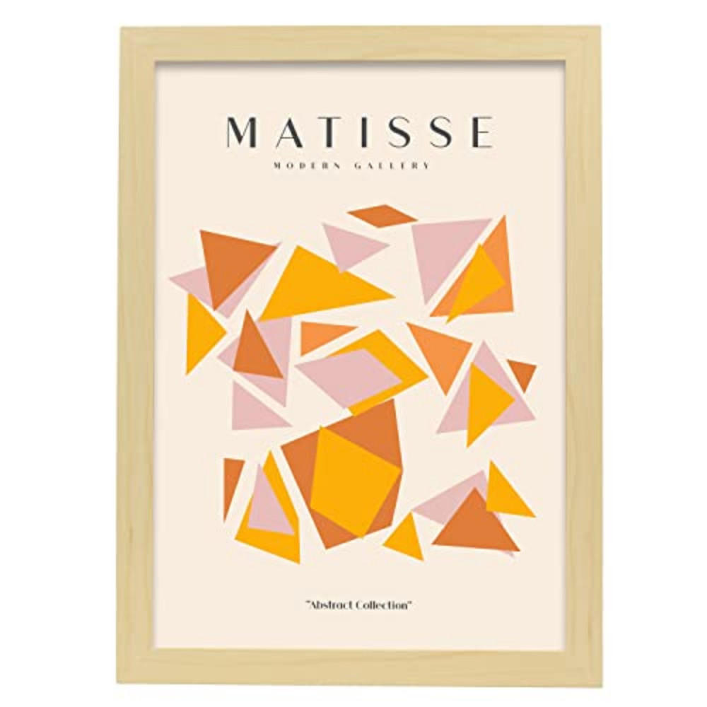 POSTER Matisse Fauvismus Kunst A3 Rahmen Aus Hellem Holz - Beige, Papier (29.7/5/42cm) - Nacnic