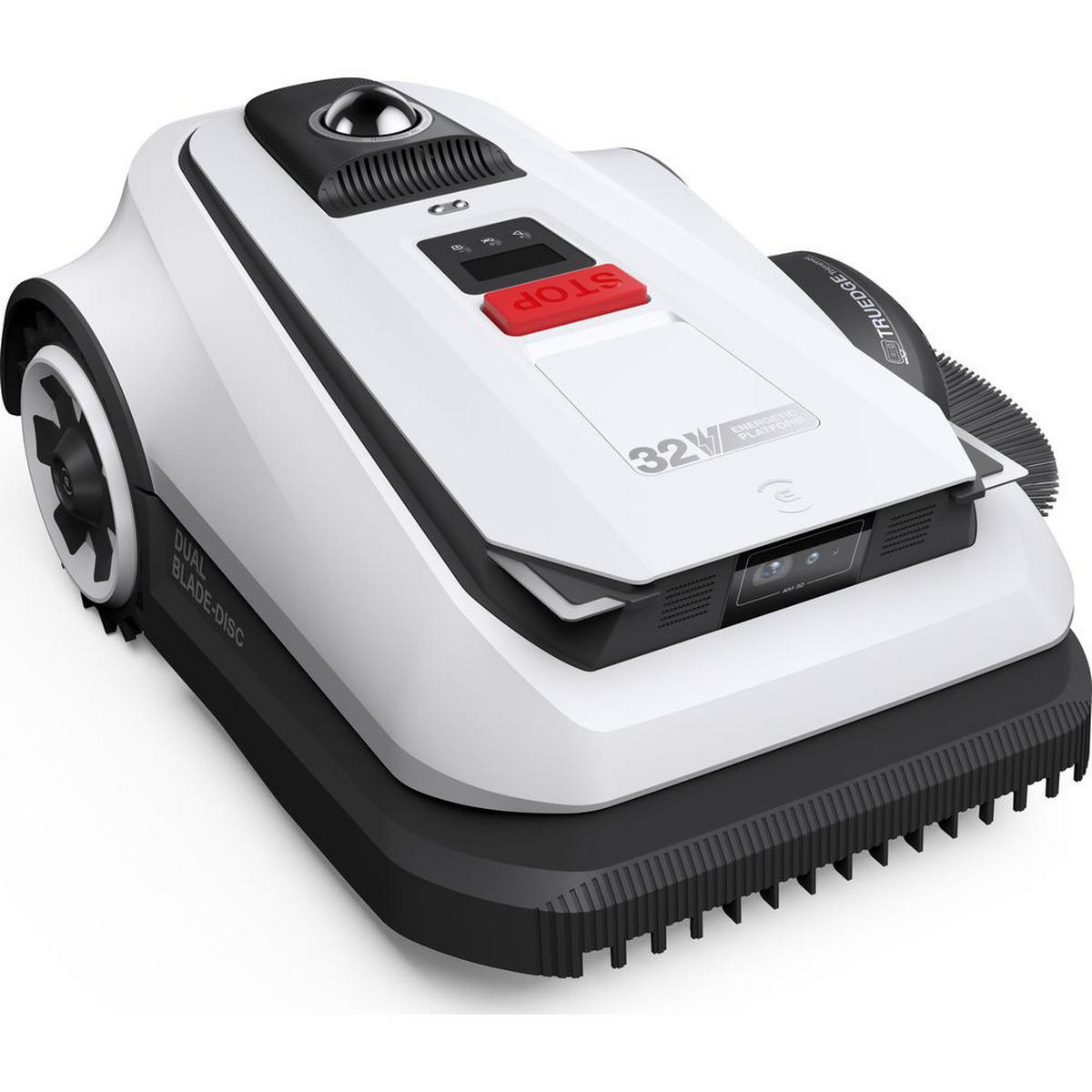 MÄHROBOTER Goat Lidar Pro Weiß, Schwarz, Akku, Automatisch, Rasenroboter, App Steuerung, GPS, Leise, Smart Garten, Hinderniserkennung, Kabellos - Weiß, Kunststoff/Metall (54/33/68cm) - JUNG