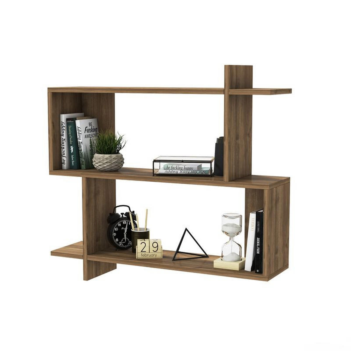 WANDREGAL Mina - Braun, Holzwerkstoff (90/81/22cm) - Decorotika