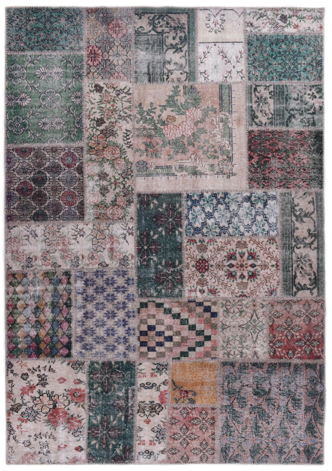 Gino Falcone Vintage-Teppich Mehrfarbig 70x140 cm
