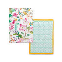 GESCHIRRTUCH (2 tlg) enchant 70x50 cm mehrfarbig - Multicolor, Textil (70/50cm) - Happy Friday