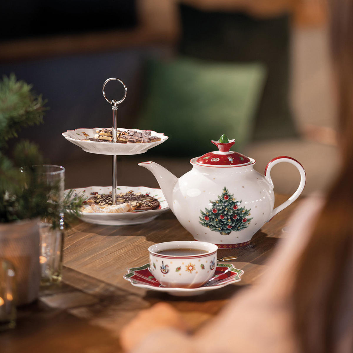 KAFFEESERVICE Toy's Delight rot 18er Set - Rot, Keramik (1/1/1cm) - Villeroy & Boch