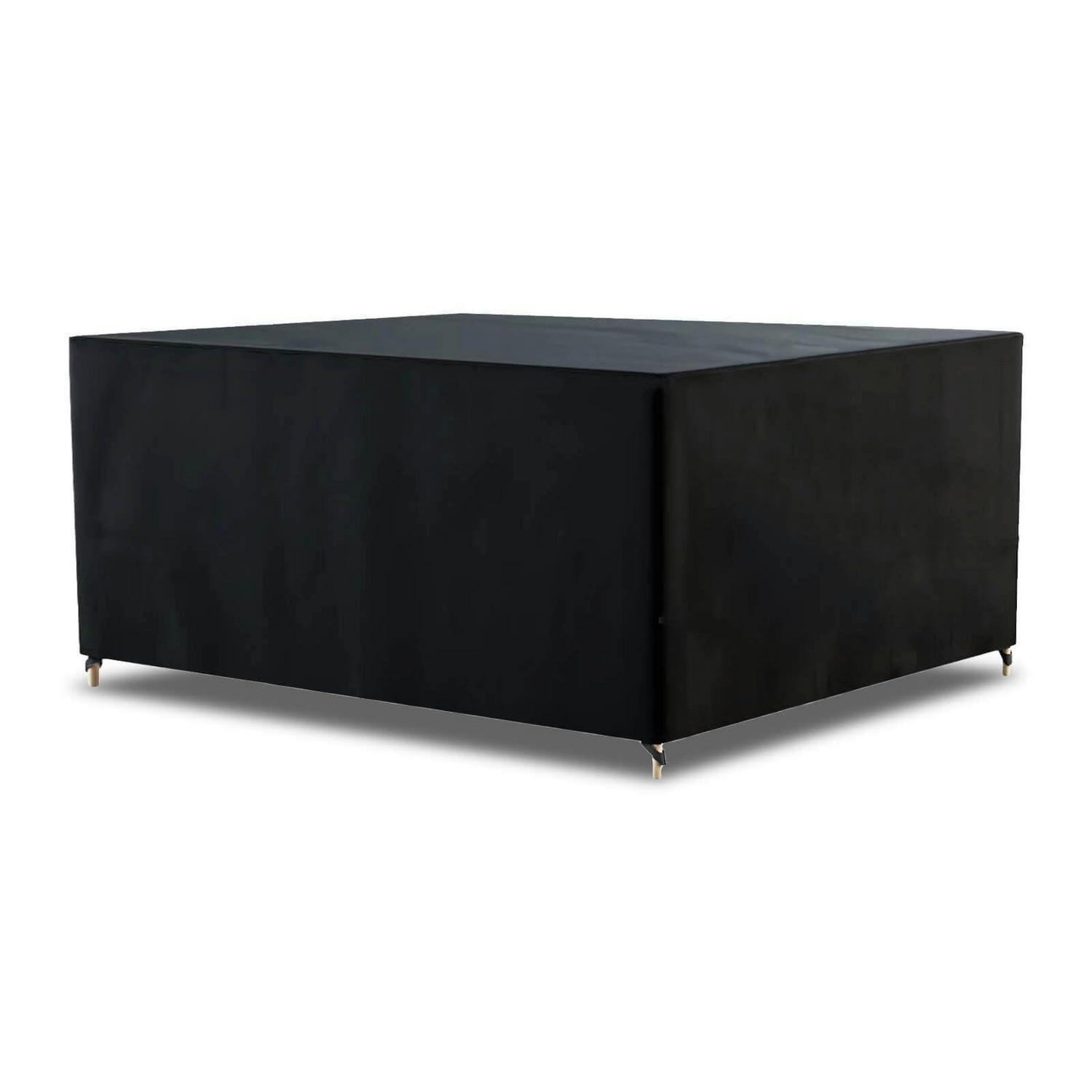 ABDECKHAUBE Gartenmöbel 150 x 120 x 71 cm Wasserdicht Schwerlast Kunststoff - Schwarz, Kunststoff (120/71/150cm)