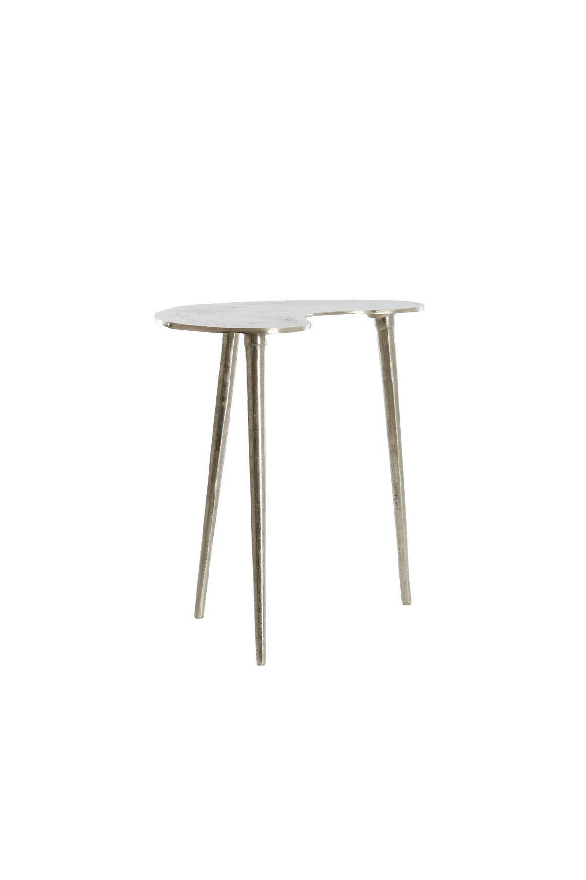 BEISTELLTISCH Linos Silber 53/30/48 cm - Silberfarben, Metall (53/30/48cm) - Light & Living