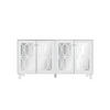 SIDEBOARD White 147.5/40/102 cm - Weiß, Holz (147.5/102/40cm) - Urban Meuble