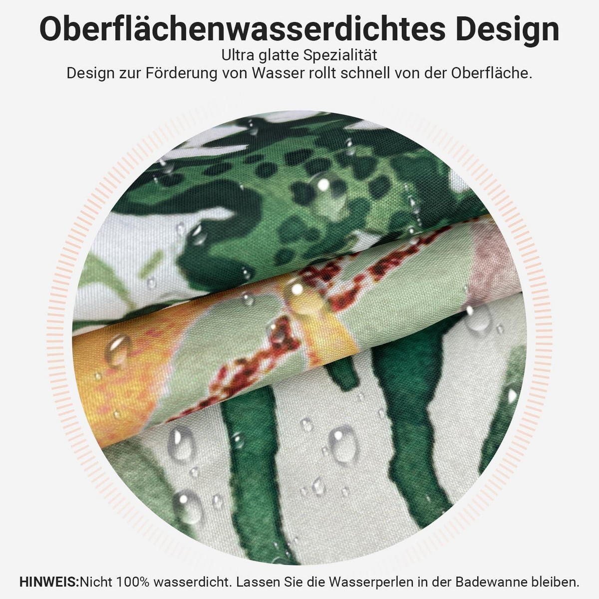 DUSCHVORHANG Meeresschildkröte 160 x 160 cm Textil Wasserabweisend - Grün, Textil (160/160cm)
