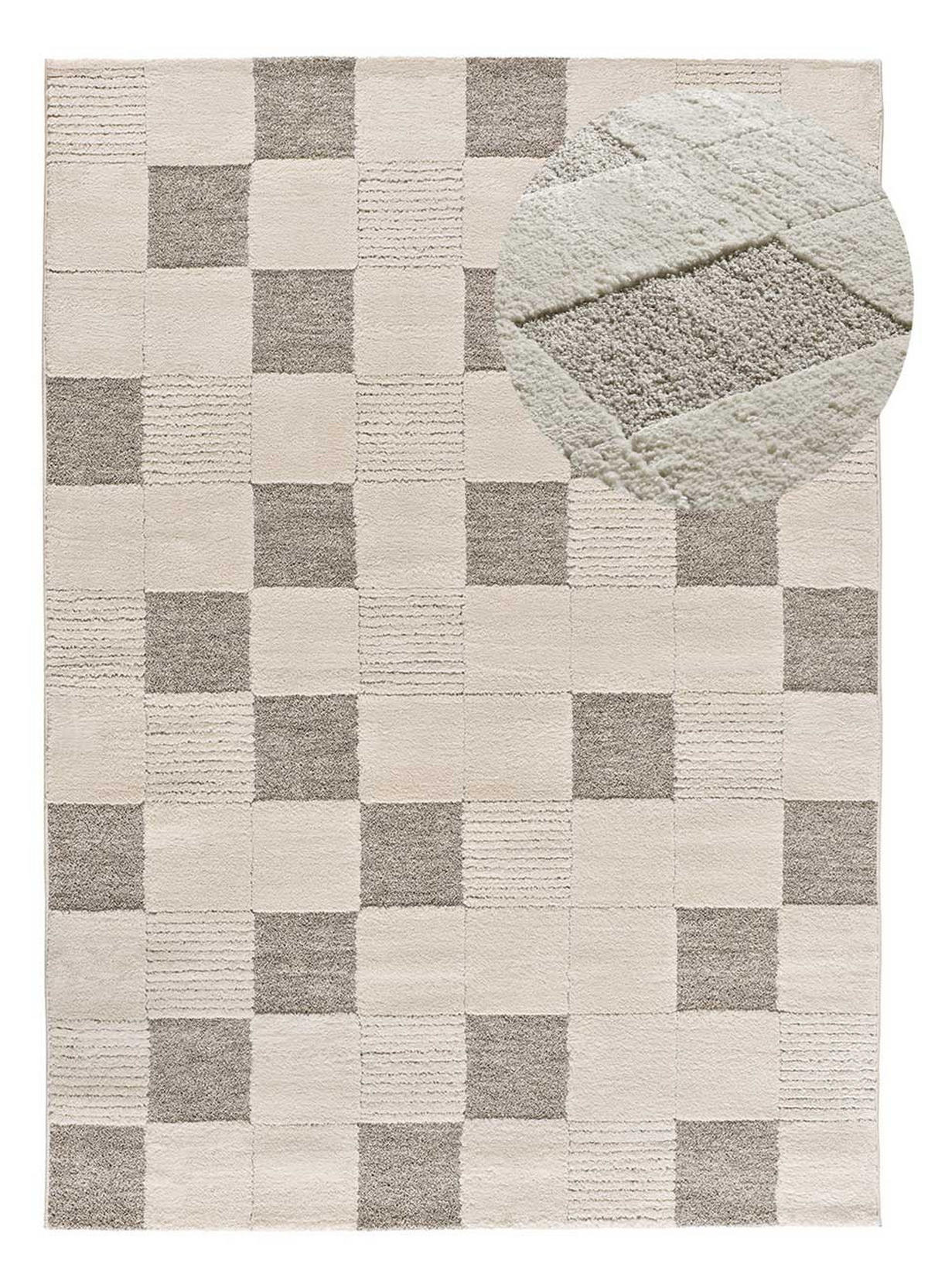 WEBTEPPICH Creme Verona 120/170 cm - Creme, Naturmaterialien/Textil (120/170cm) - Atticgo