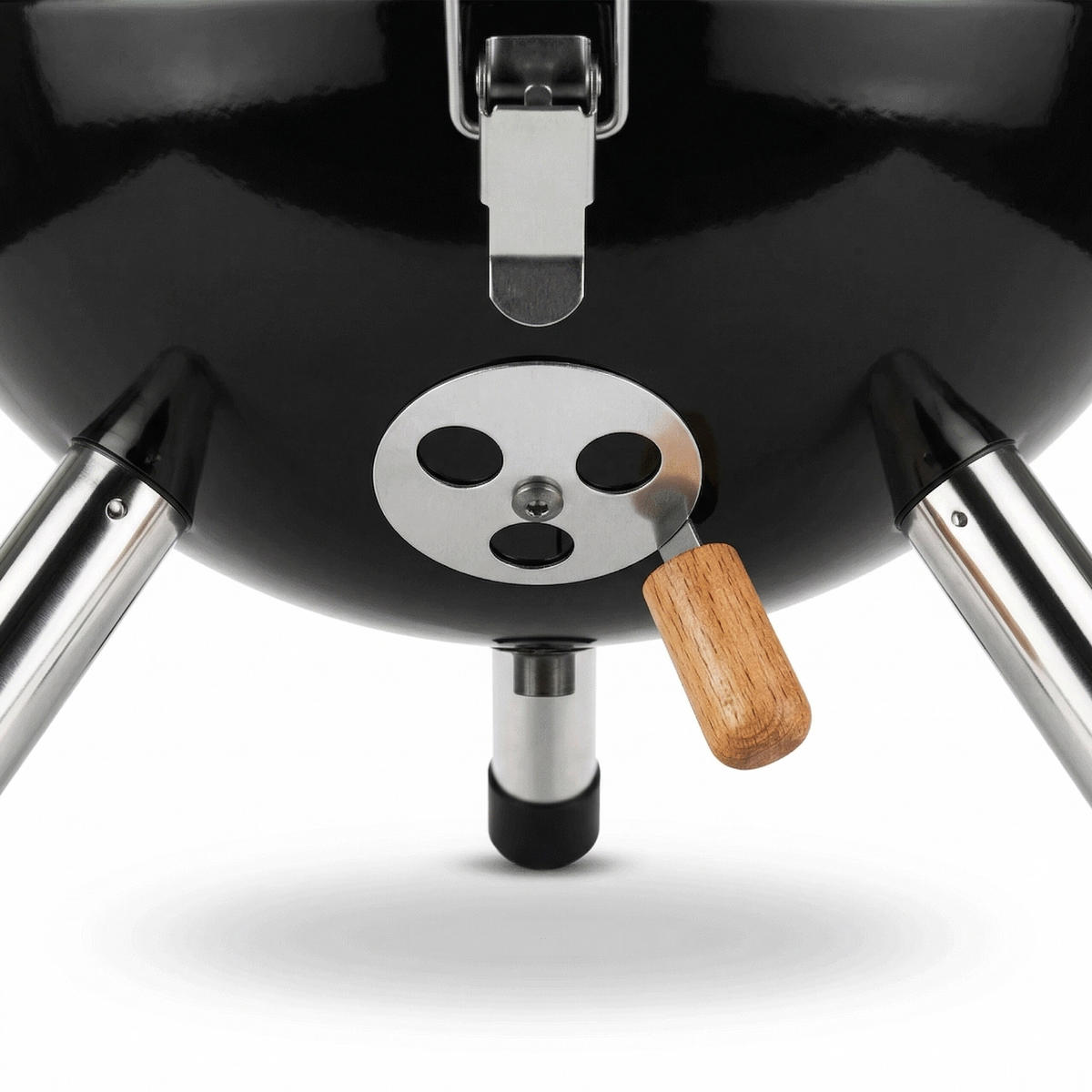 MINI Kugelgrill - Multicolor, Holz/Metall (28.5/41cm) - Relaxdays