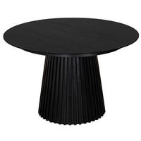 ESSTISCH Andria - Schwarz, Eichenholz/Holz (120/120/76cm) - Mr. Deko