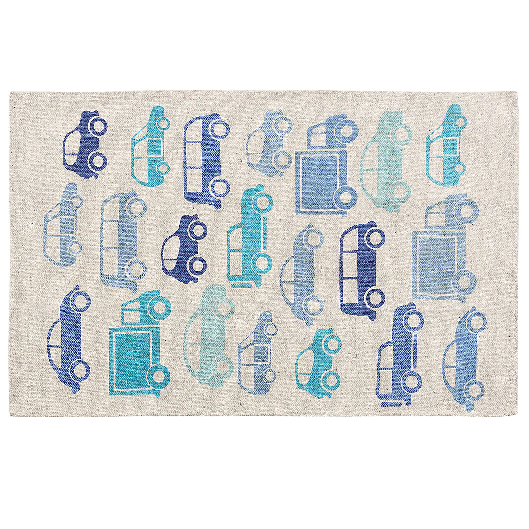 KINDERTEPPICH Maduraj 90/60 cm - Blau, Textil (60/90cm) - Beliani