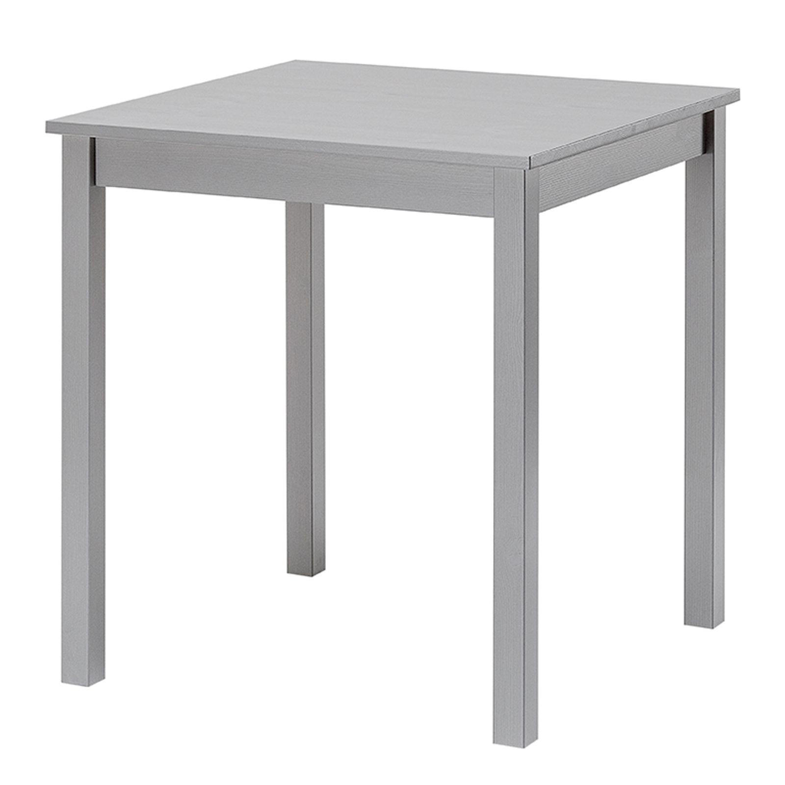 ESSTISCH Massivholz 68/68/75 cm - Grau, Holz (68/68/75cm) - hagge home