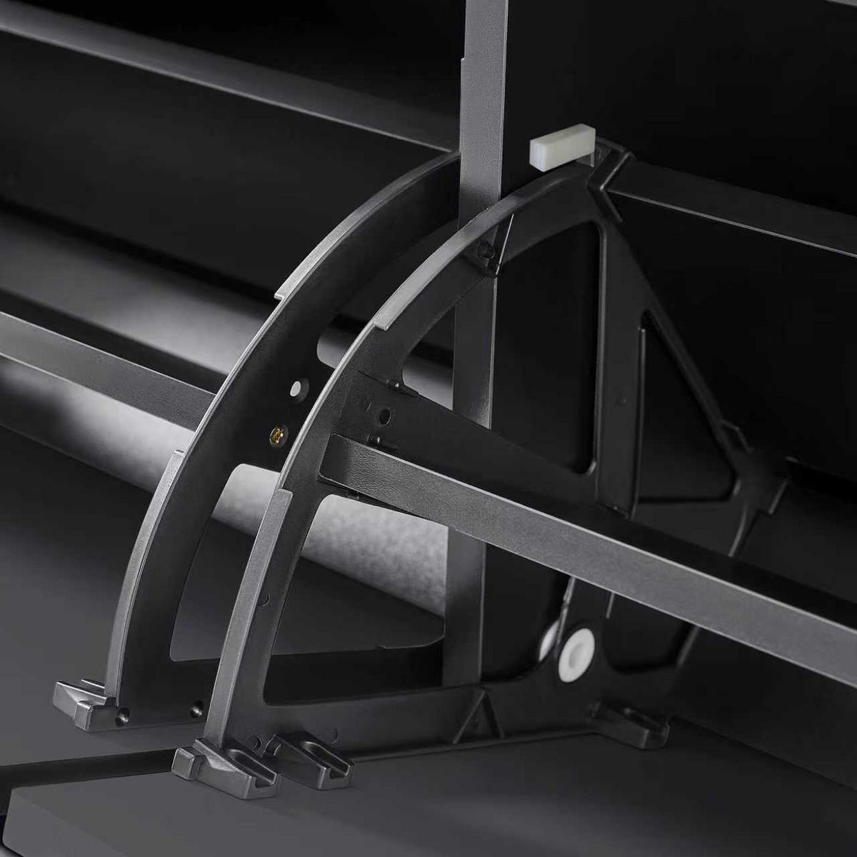 SCHUHSCHRANK aus MDF 118x25x115cm in Schwarz mit Kippsicherung - Schwarz, Holzwerkstoff (118/115/25cm) - Modfu