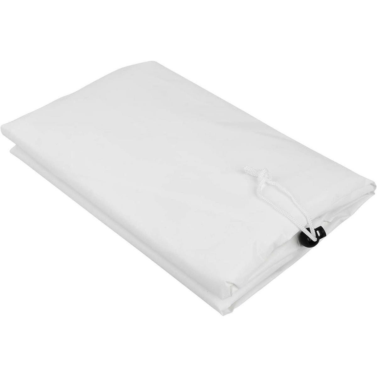 ABDECKHAUBE für Gartenstühle 70 x 70 x 120 cm PEVA wetterfest - Weiß, Kunststoff (70/120/70cm)