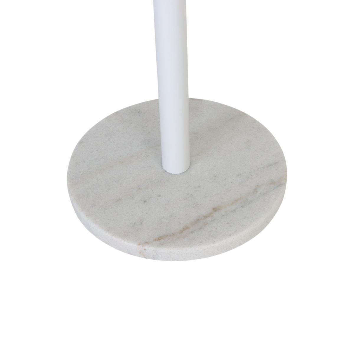 GARDEROBENSTÄNDER - Weiß, Stein/Metall (30/176/30cm) - Relaxdays