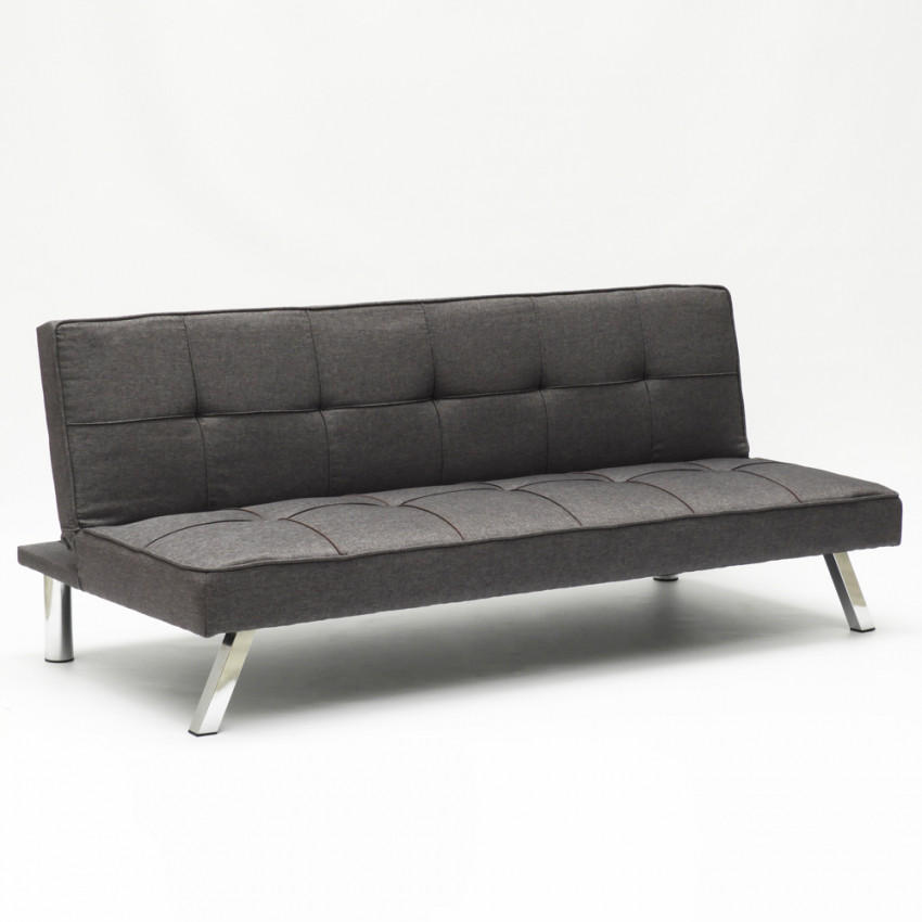 Pasmara Schlafsofa Grau 175x74x83 cm