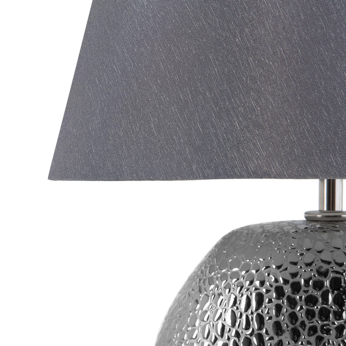 TISCHLAMPE Argun 30/30/42 cm - Schwarz, Keramik (30/30/42cm) - Beliani
