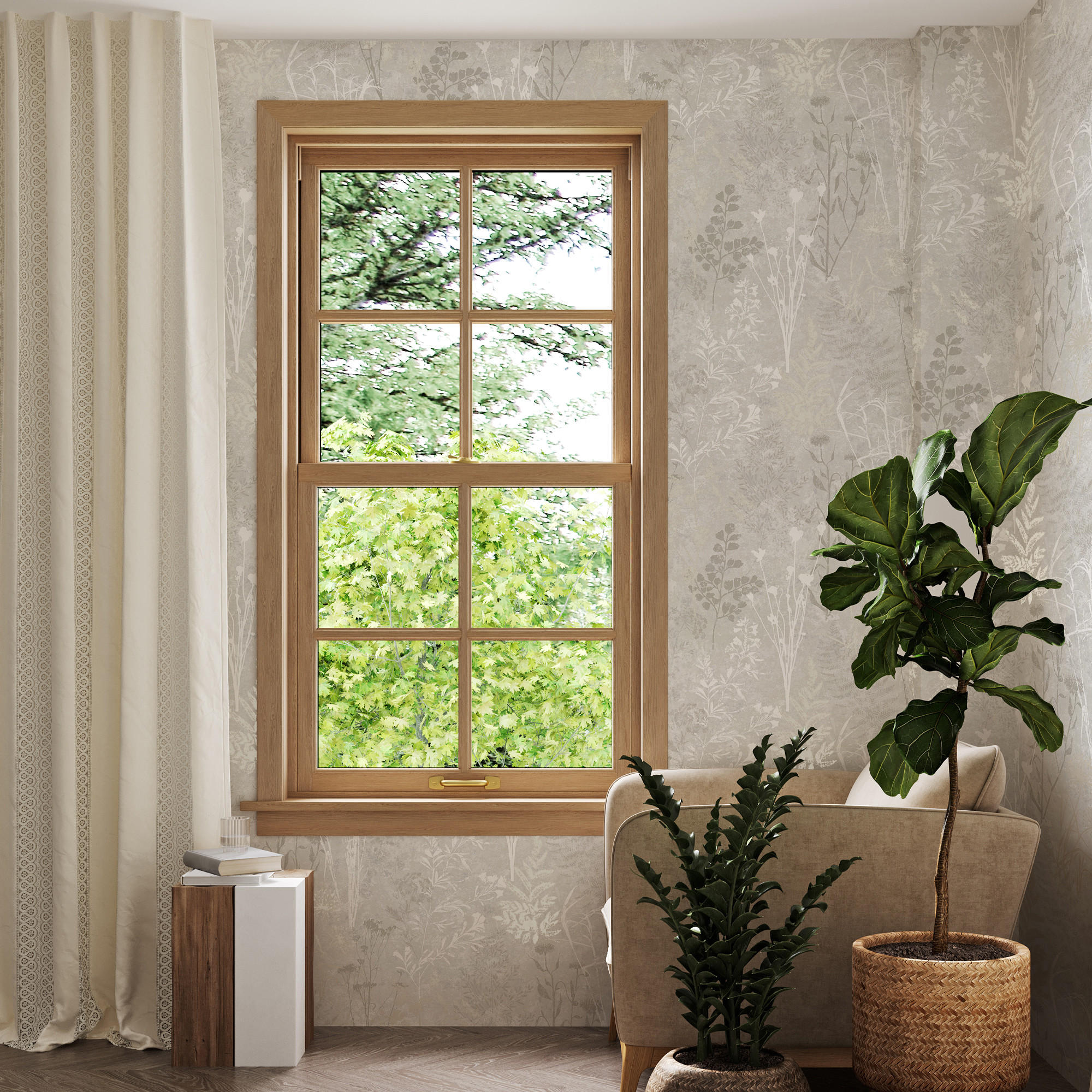VLIESTAPETE Organics - Beige, Papier/Kunststoff (52/1000cm) - Superfresco Easy
