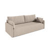 SOFA aus Bouclé-Stoff Femmo 4 Sitzer, Beige - Hellbraun, Textil (86/91/205cm) - Fedve