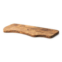 SCHNEIDEBRETT Naturform, Olivenholz, L 50 cm - Braun, Holz (34/48cm) - Continenta