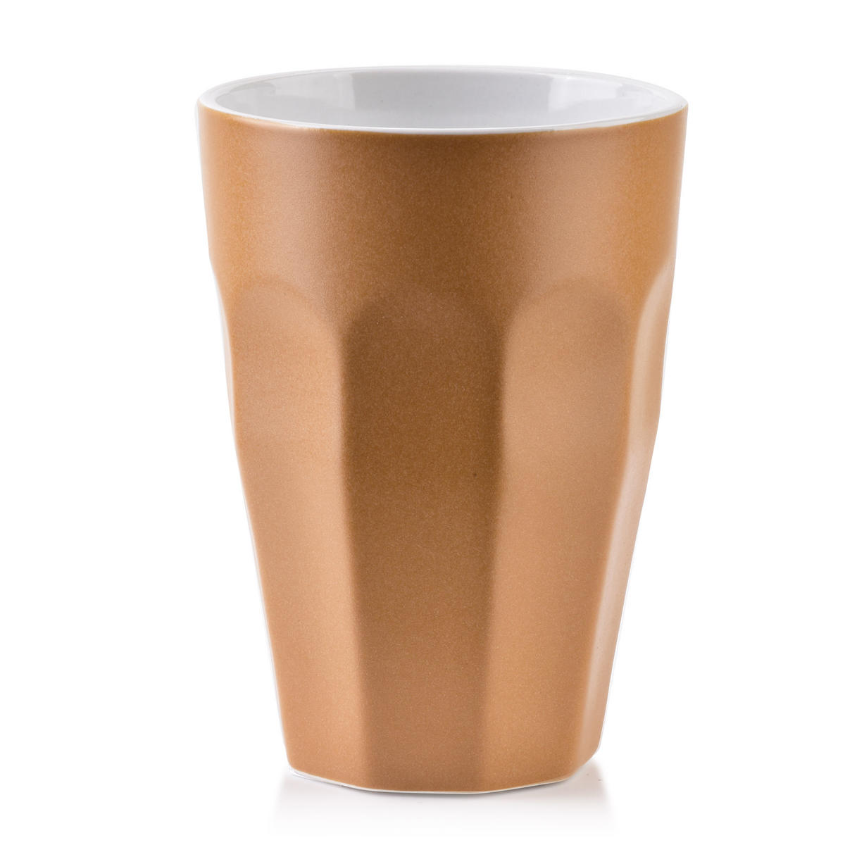 PORZELLANBECHER Boho Orange 9/9/12.6 cm Keramik - Orange, Keramik (0.3L) - Mondex