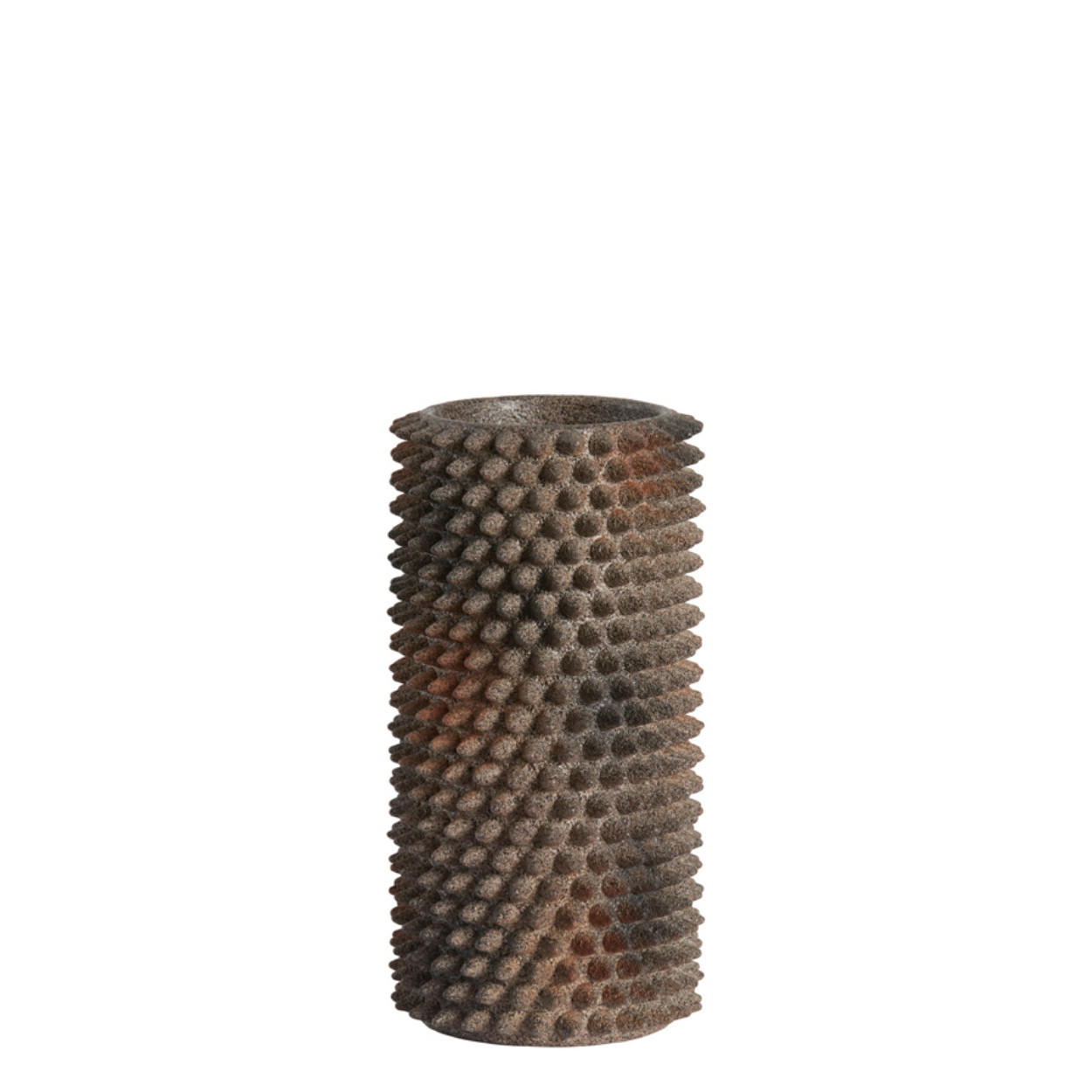 VASE Caldras - Braun - 17/17/32.5 cm - Braun, Kunststoff (32.5cm) - Light & Living