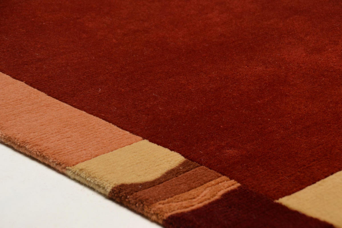 WOLLTEPPICH Avanti 80x200 cm - Rot, Textil (80/200cm) - THEKO