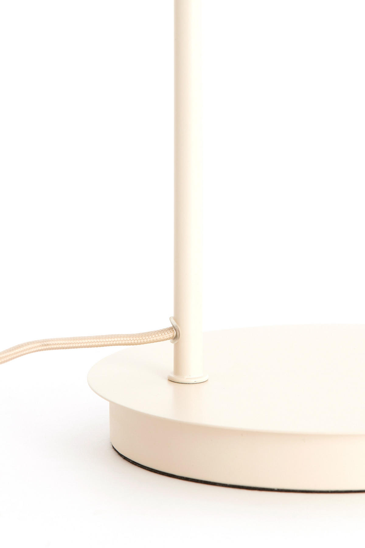 TISCHLAMPE Baylie Weiß Ø30/61 cm - Weiß, Metall (30/20/61cm) - Light & Living