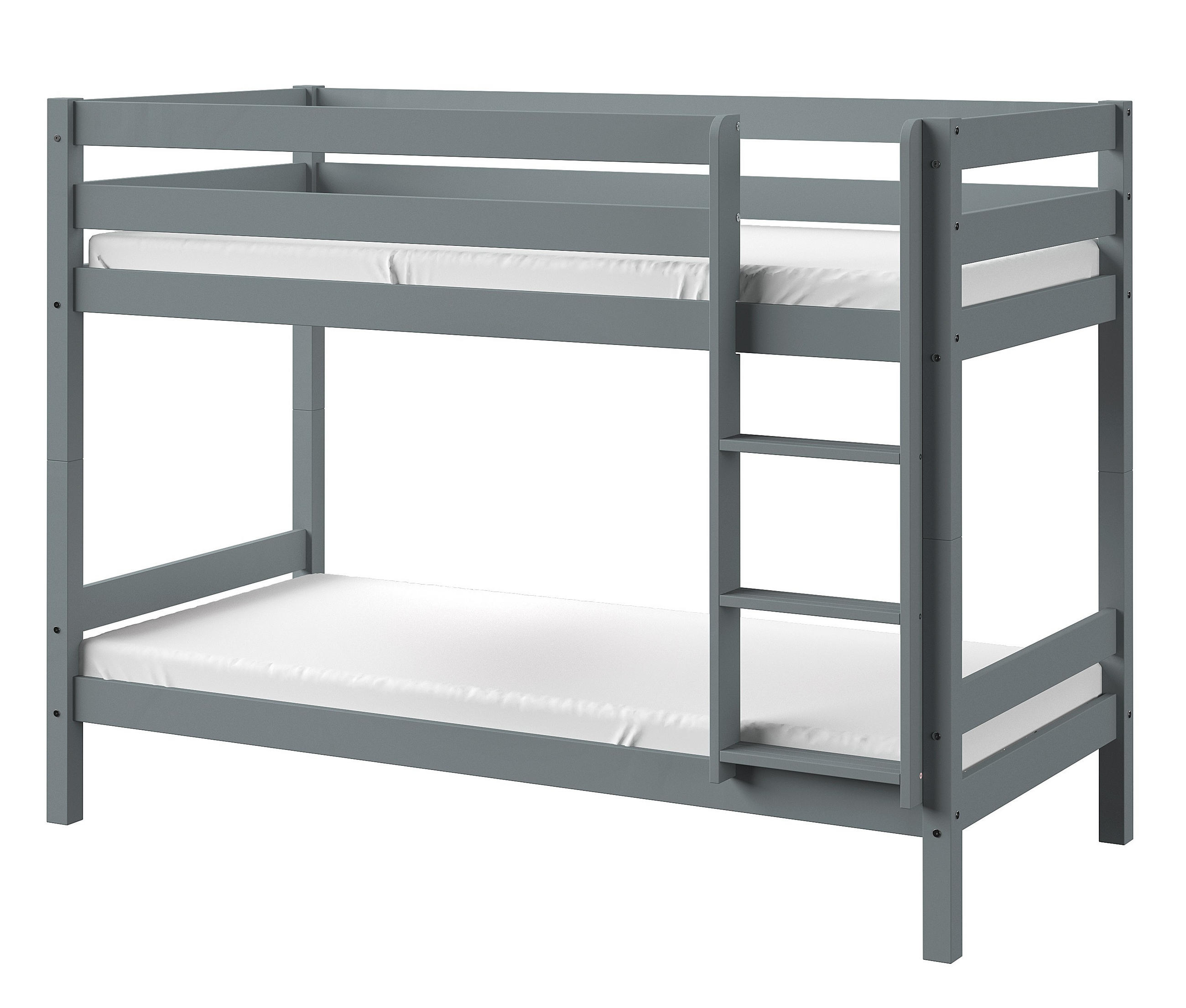 VYSOKÁ Postel SVENO 90x190 Antracit - antracitová, dřevo (90/190cm) - MASSENO