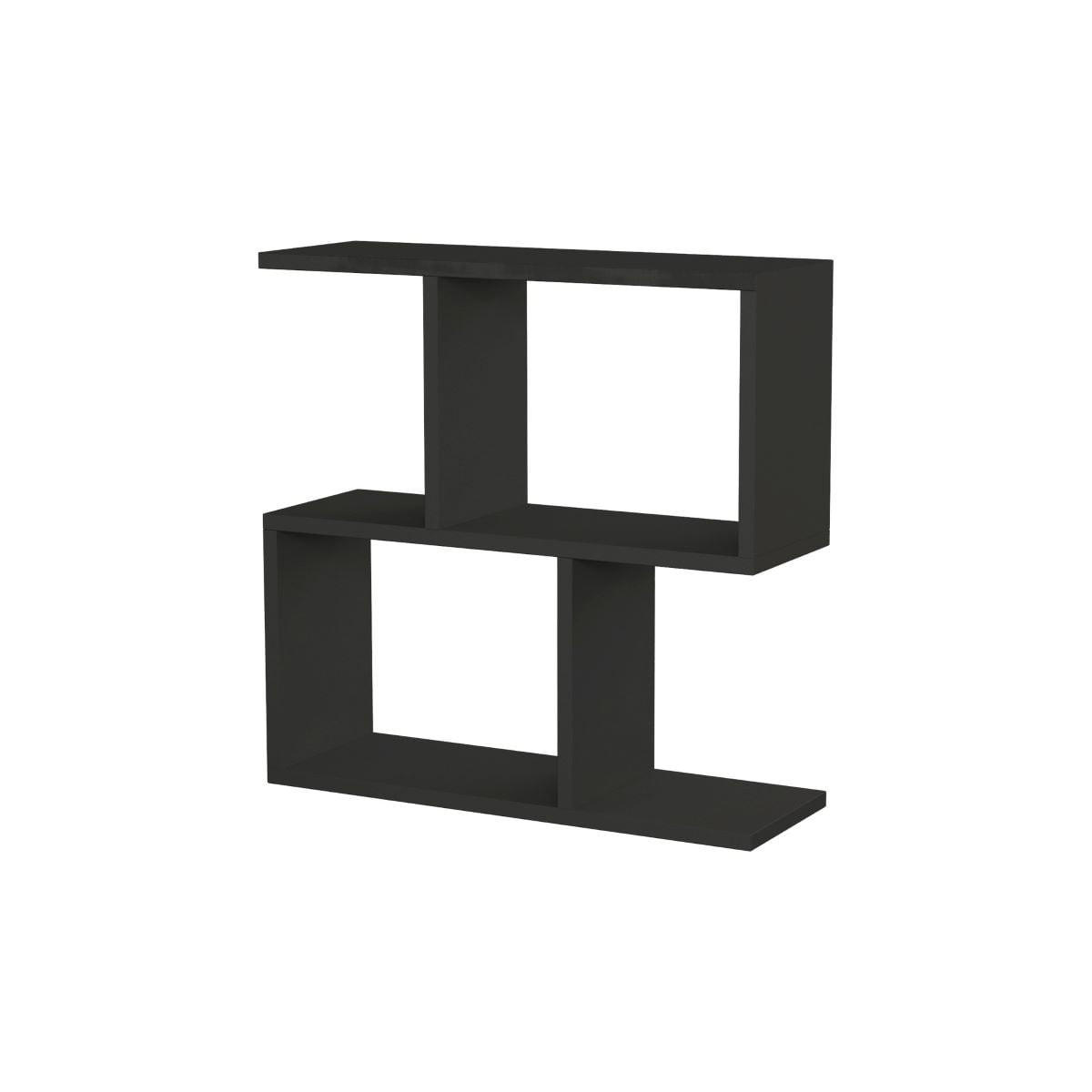 BEISTELLTISCH 5 Tabletts L60 cm - Mania - Anthrazit, Holzwerkstoff (14/20/60cm) - Calicosy