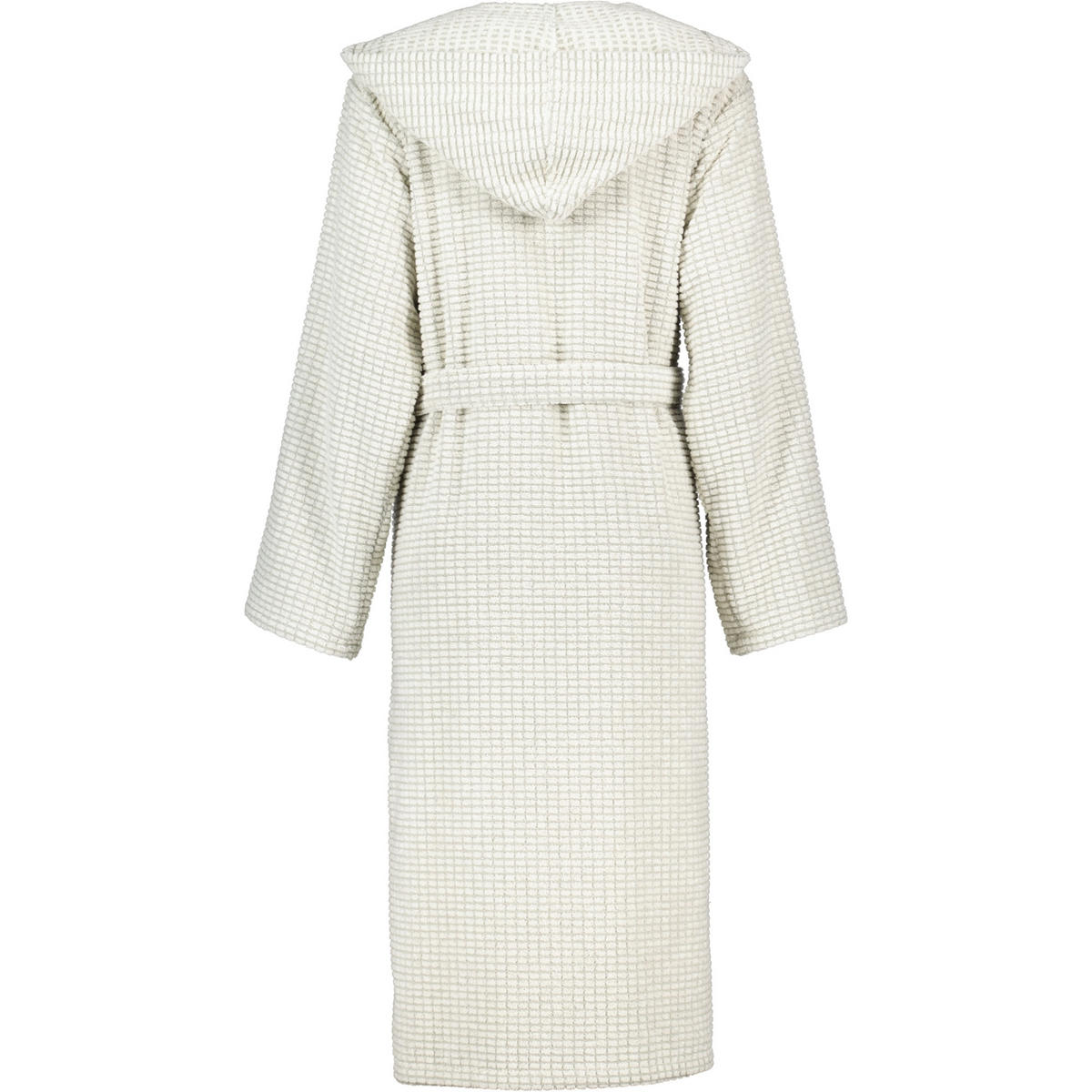 BADEMANTEL DAMEN KAPUZE KAPUZE 6137 NATUR-ZIRBE - 34 - Beige, Textil (Mnull) - Cawoe