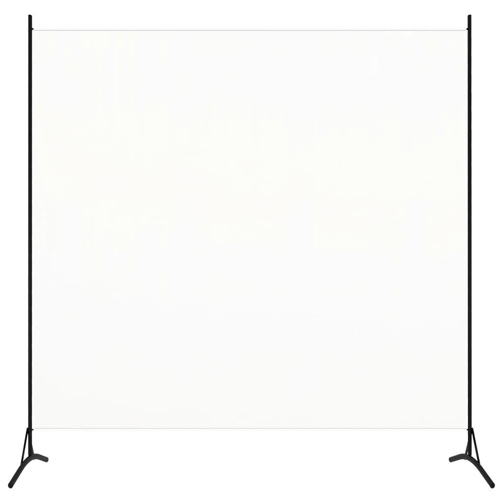vidaXL Raumteiler Creme 180x0.1x175 cm