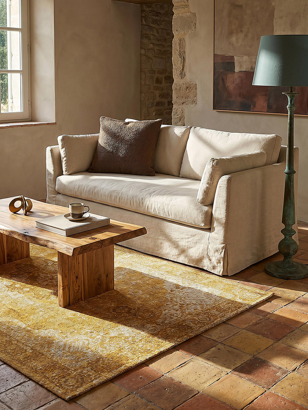 TEPPICH COQUET 120/170 cm - Gelb, Textil (170/120cm) - KADIMA DESIGN