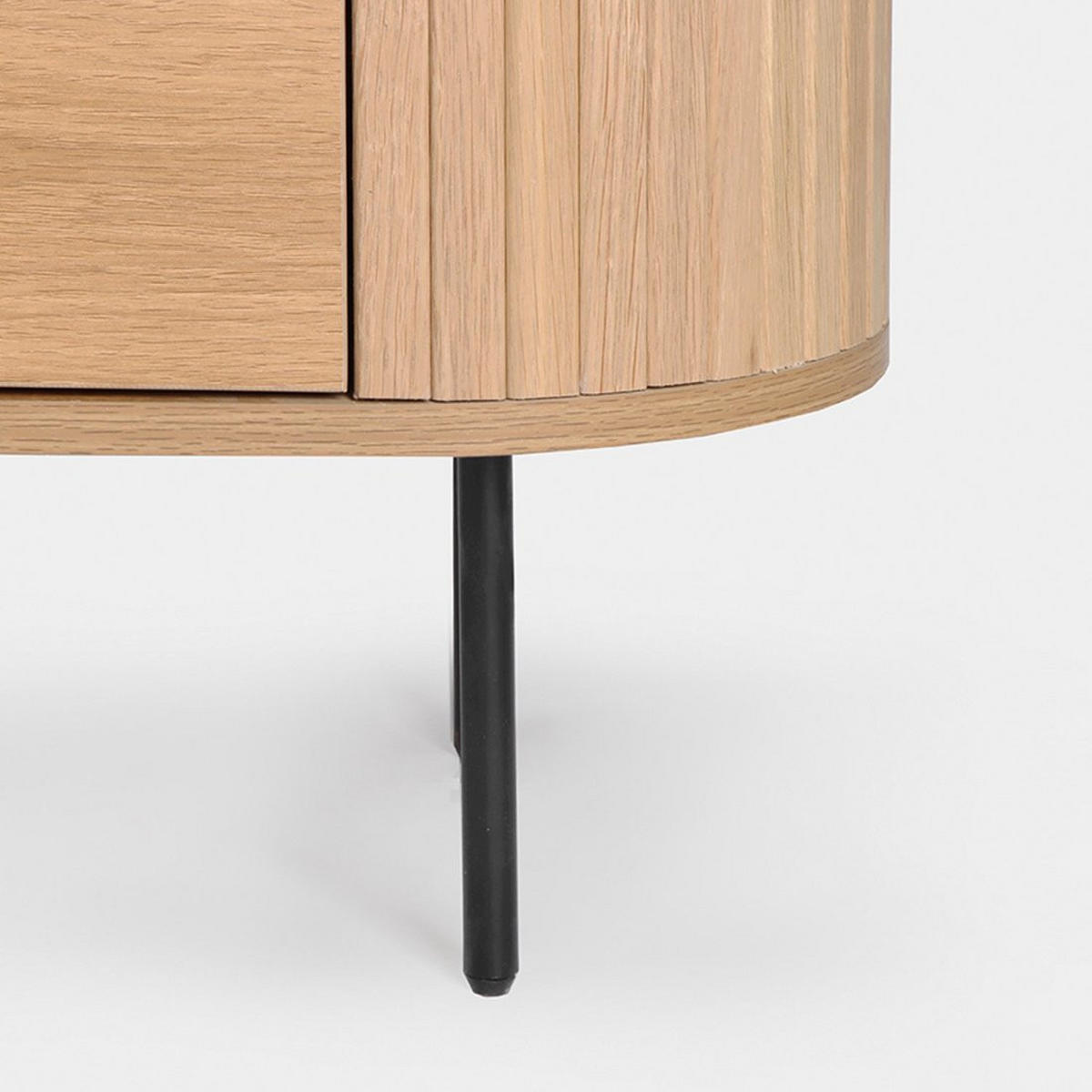 ANRICHTE NIEDRIGE Helios Natürlich 160 cm x 76 cm - Naturfarben, Holzwerkstoff (160/76/40cm) - Klast Home