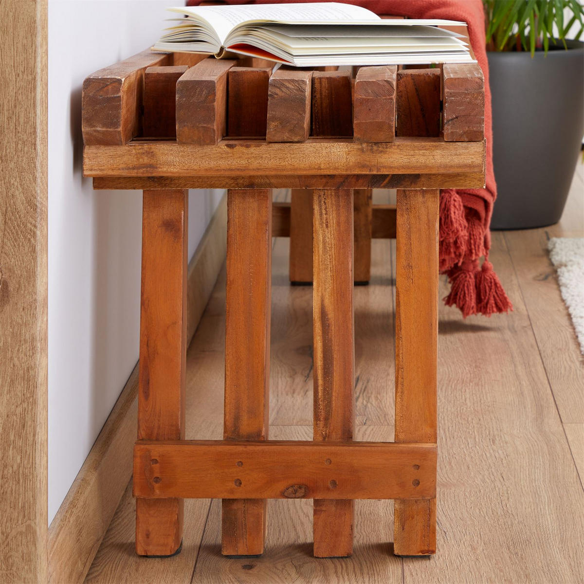 SITZBANK BAVELLA - Naturfarben, Holz (150/46/36cm) - IDIMEX