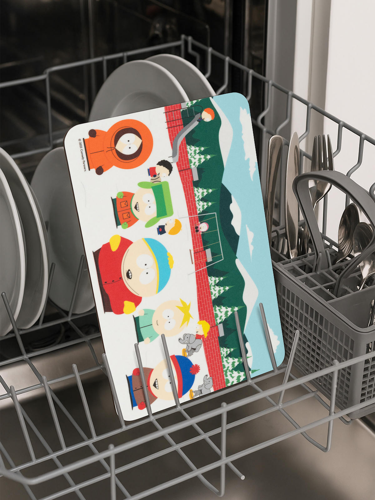 BRETTCHEN South Park Winter Mehrfarbig 14,5 x 23,5 cm - Multicolor, Kunststoff (14.5/23.5cm) - United Labels