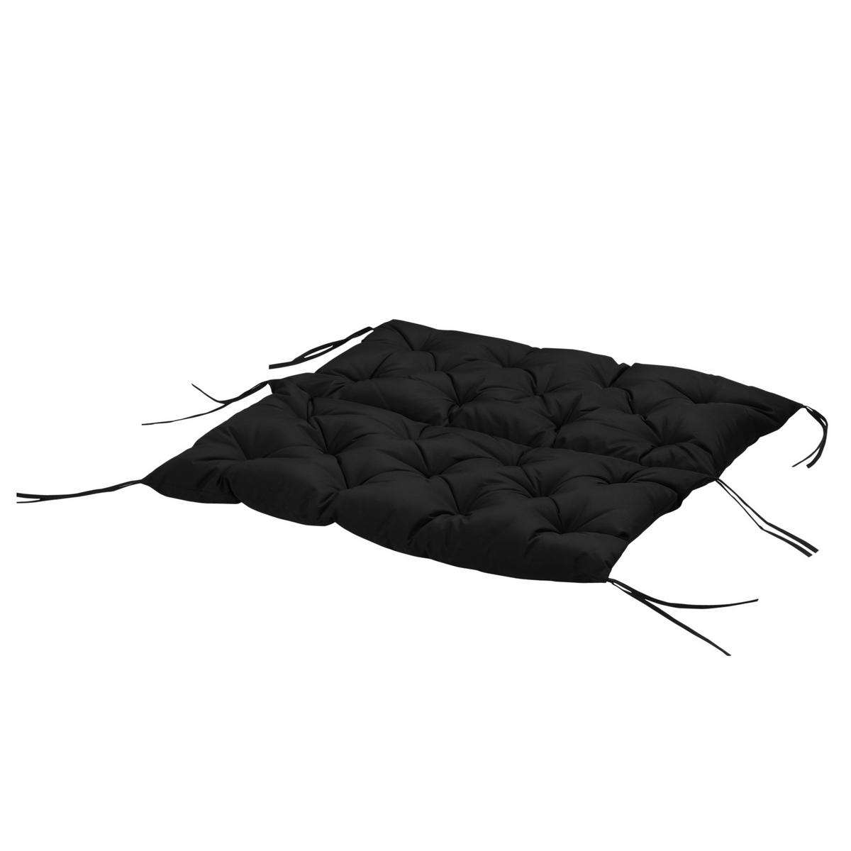 BANKAUFLAGE Schwarz 100/98/8 cm - Schwarz, Textil (100/8/98cm) - PANGIVO
