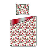 BETTWÄSCHE Baumwoll GINNO, 140x200 cm, Weiß, Winter Weihnachten Bettbezug, Weihnachtsdeko, Christmas, Weihnachtsmotiv - Weiß, Textil (140/200cm) - home&you